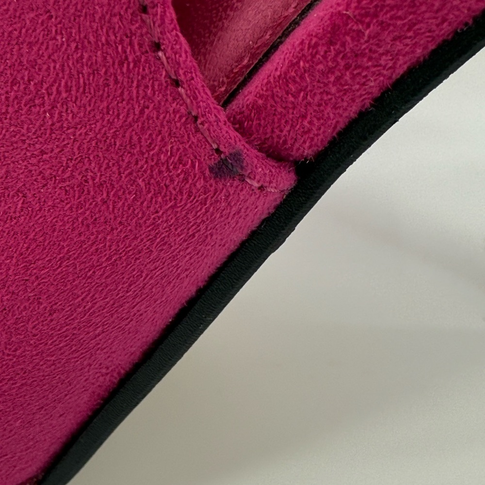 Nine West Faive Pink Suede Slingback Stiletto Pointed Toe Knot Detail Heels - Picture 13 of 16